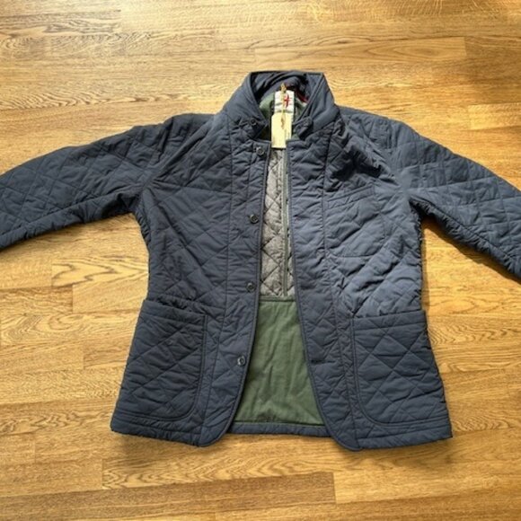 Relwen Quilted Trap Blazer - Navy - Large - Picture 4 of 9